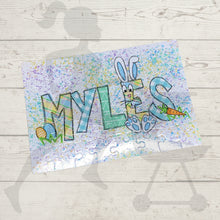 Load image into Gallery viewer, Customized Bunny and Puzzle Set