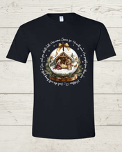 Load image into Gallery viewer, Manger Snow Globe T-shirt
