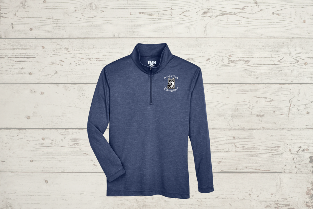 RVES Youth Quarter Zip Pullover