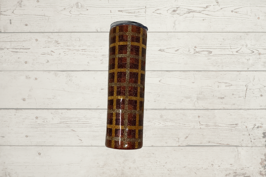 Plaid Tumbler